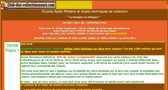 Desktop Screenshot of club-des-collectionneurs.com